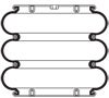 Triple Convoluted Air Springs